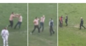 POLOMIO KACIGU O NJEGOVU GLAVU! Brutalna tuča na Novom Beogradu: Muškarac pijan dosađivao ženi, ona POZVALA MUŽA i nastao haos! Umešao se i prolaznik