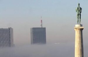 Vazduh Beogradu u zagađen, PM vrednosti čestica 2,5 devet puta dozvoljenog iznad proseka.