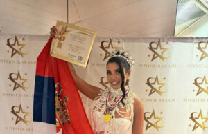 SRPSKA ZASTAVA ZAVIJORILA U SRCU KANA: Marija Čitaković proglašena za Miss Economic World 2025