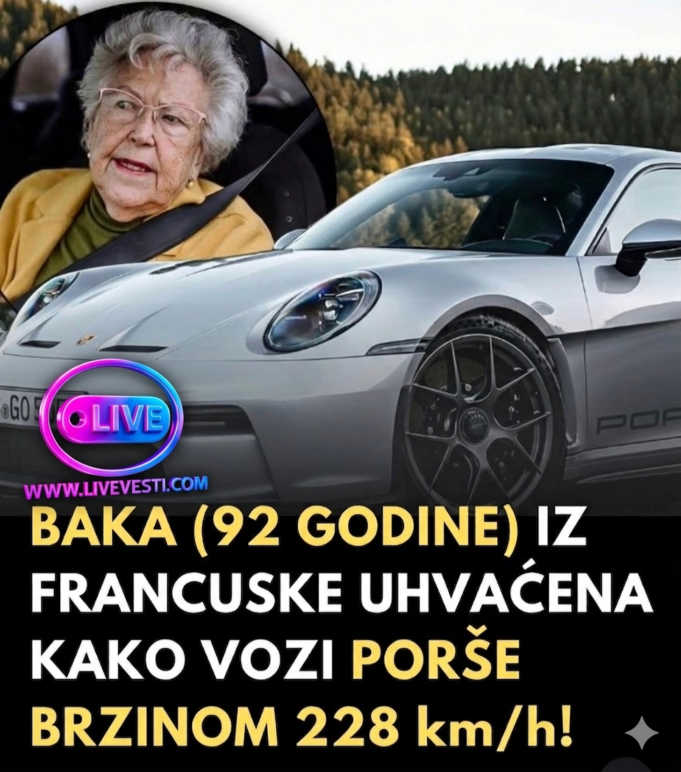 Baka (92) iz Francuske vozila Porsche 911 GT3 čak 228 km/h – priča koja je zapalila internet
