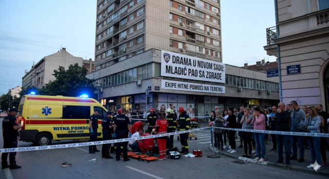 DRAMA U NOVOM SADU: Mladić pao sa krova zgrade – u kritičnom stanju, lekari se bore za njegov život