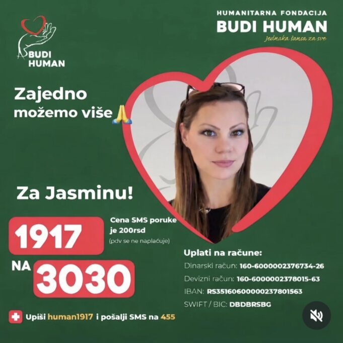 Jedna mama vodi najvažniju borbu ❤️ borbu za život. Jasmina se bori sa opakom bolešću, a njen mali dečak je čeka, treba je, treba svoju mamu.