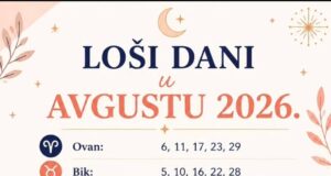LOŠI DANI U AVGUSTU 2026: Evo kojim horoskopskim znacima se savetuje dodatni oprez