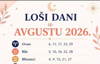 LOŠI DANI U AVGUSTU 2026: Evo kojim horoskopskim znacima se savetuje dodatni oprez