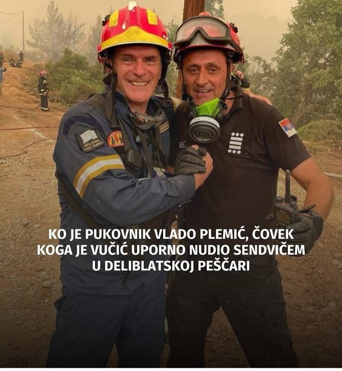 Vučić posetio vatrogasce na području Deliblatske peščare: Jedan trenutak posebno privukao pažnju